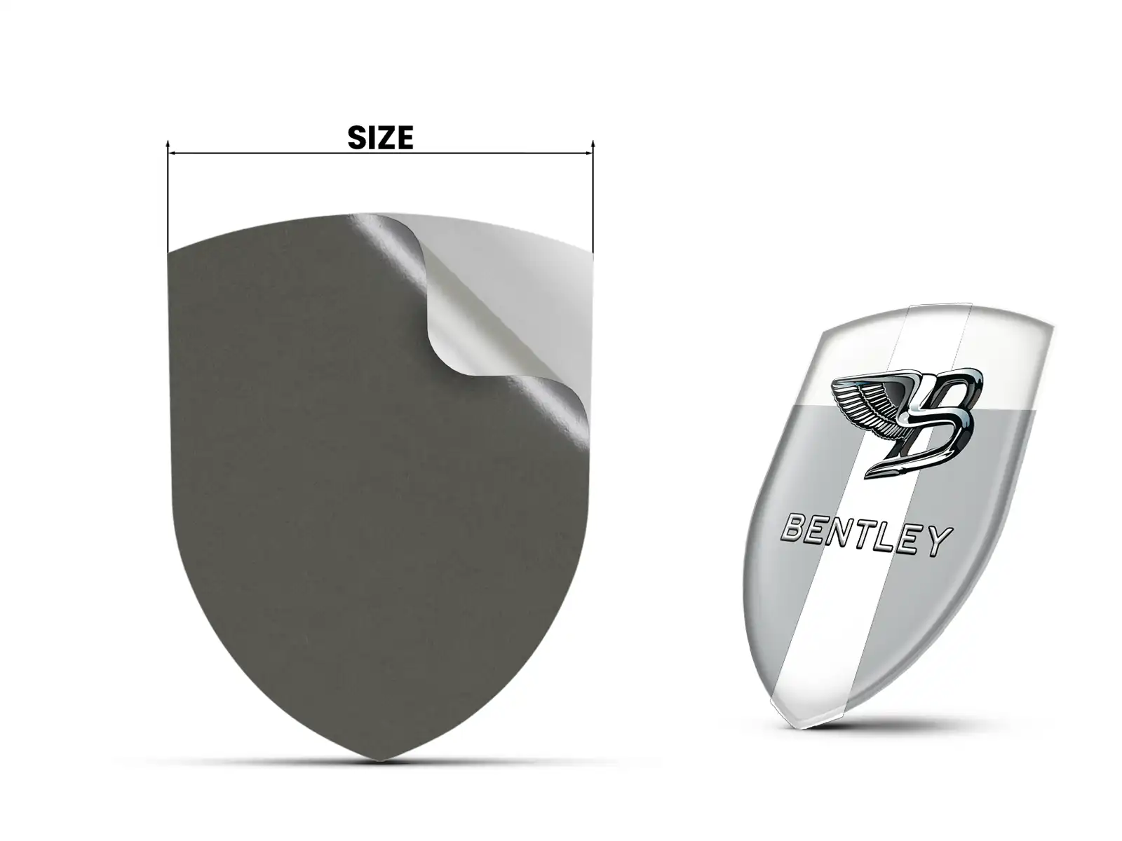 Bentley Étiquettes Affaires Résistantes Stylées Personnalisées
